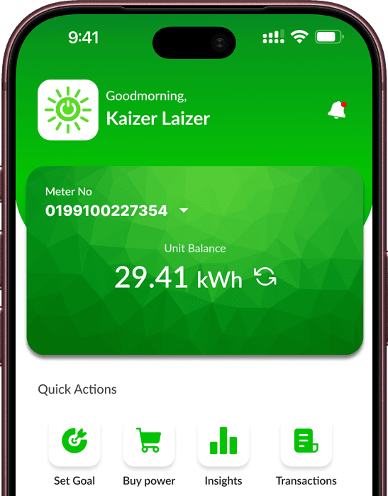 Watton app home screen showing unit balance and quick actions